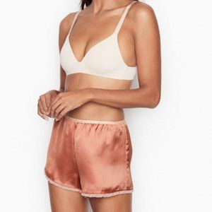 Victoria's Secret Satin Sleep Short (Rose Blush)